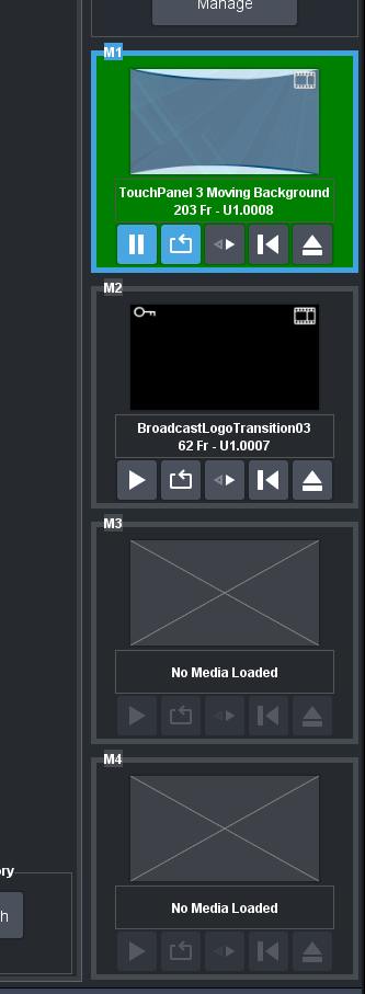 PLAY AND LOOPING SELECTED